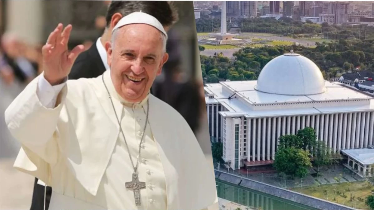 Paus Fransiskus Akan Kunjungi Masjid Istiqlal, Simbol Toleransi Negara Multikulural