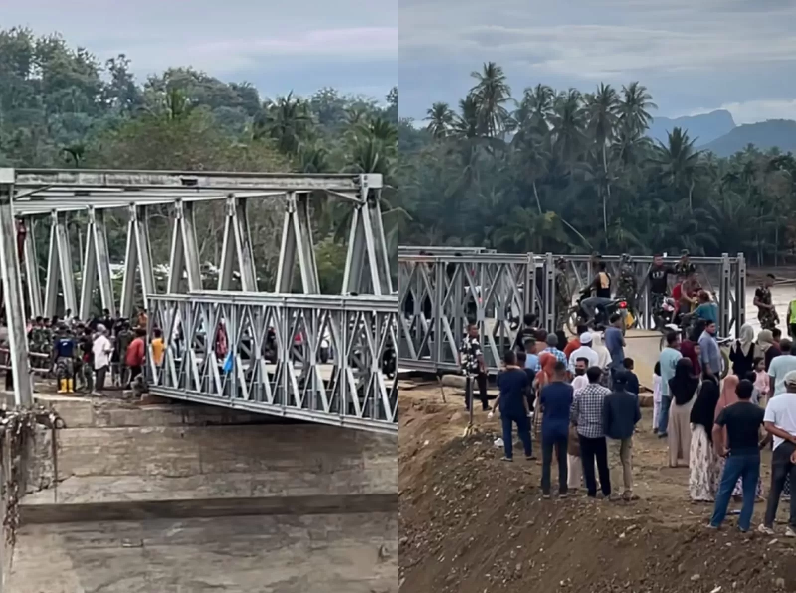 Jalur Logistik Pulih, Jembatan Penghubung Sumbar Pasca Banjir Kembali Difungsikan