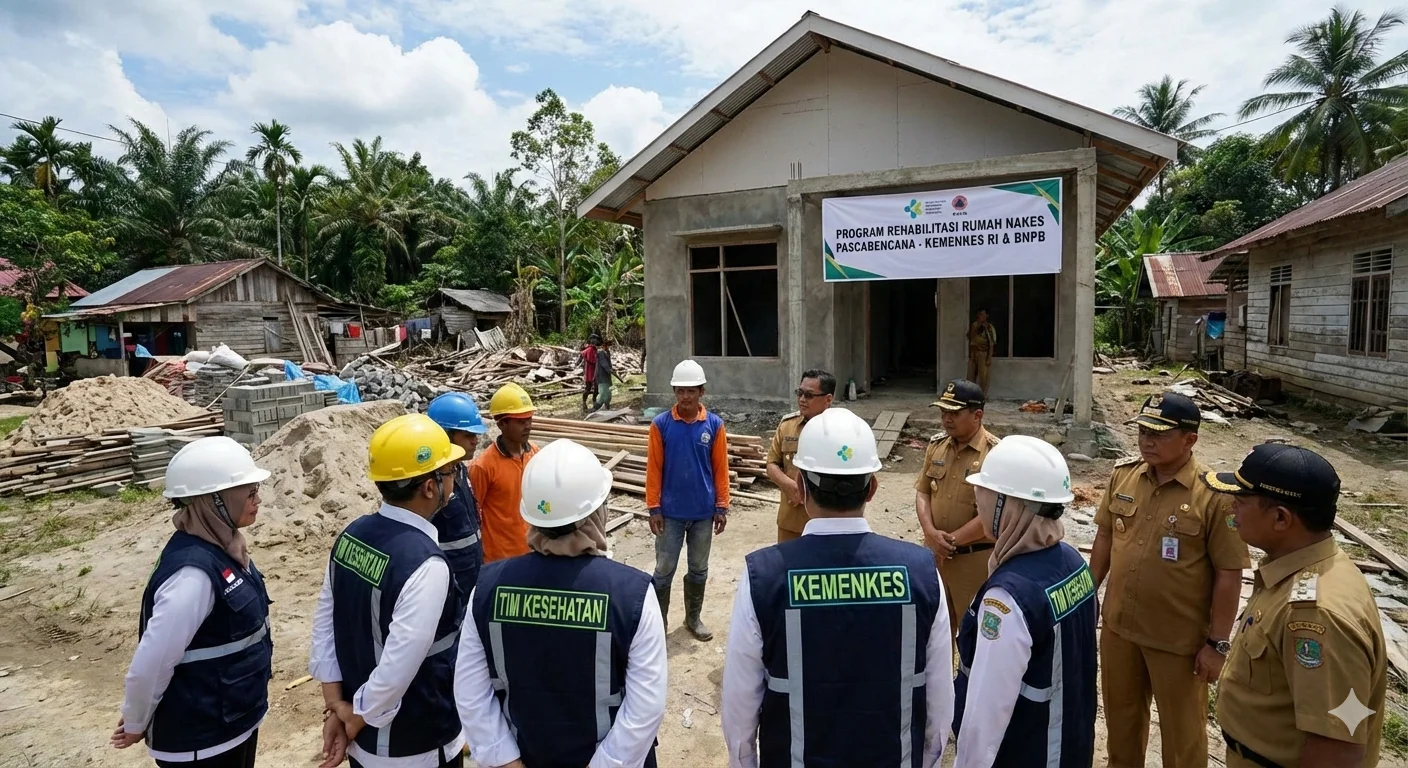 Rehabilitasi Rumah Nakes Perkuat Ketahanan Sistem Kesehatan Pascabencana Sumatra 