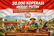 Baru Dibangun Lagi, Ribuan Koperasi Merah Putih Siap Beroperasi Maret 2026